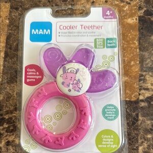 MAM Purple Baby Teething Cooler Ring